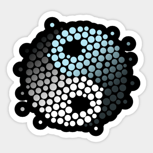 yin and yang Sticker